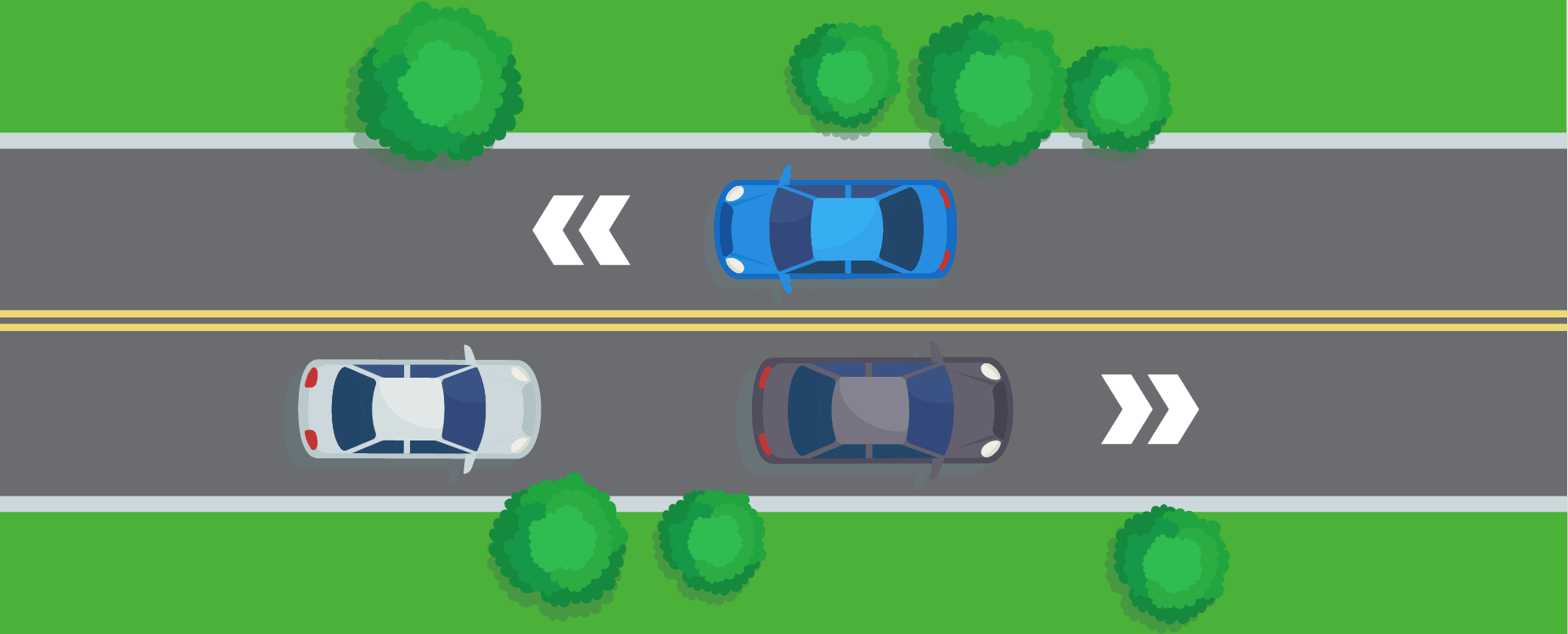 Road Markings Opposite Direction Traffic