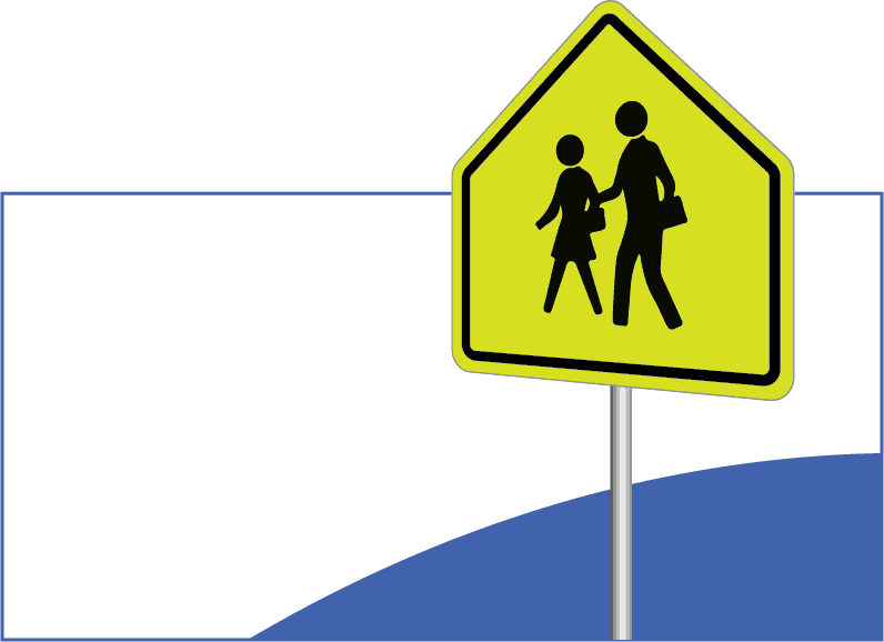 Warning sign shape