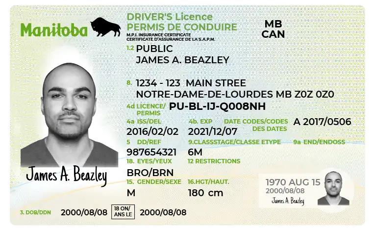 Manitoba License