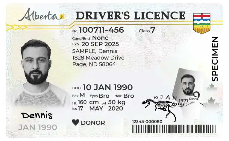 Alberta License