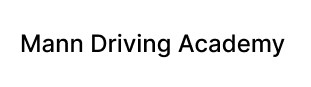 Mann Driving Academy Logo