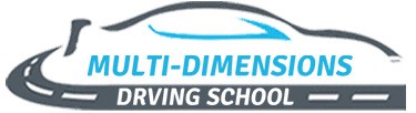 Multi-Dimensional Driving School Logo