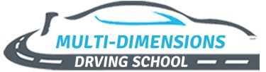 Multi-Dimensions Driving School Logo