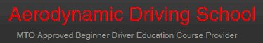 Aerodynamic Driving School Logo