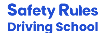 Safety Rules Driving School Logo